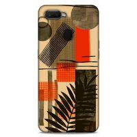 Lopard Oppo Ax7 Uyumlu Kılıf Soyut Sanat (44) Desenli Tough Armor Kılıf