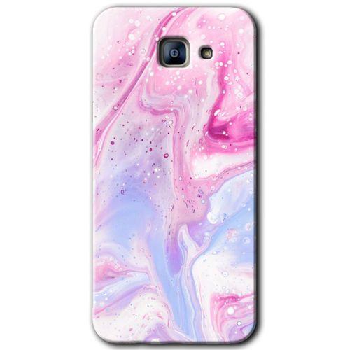 Galaxy A8 2016 Kılıf HD Desen Baskılı Arka Kapak - Kabarmış Leke + Kırılmaz Cam