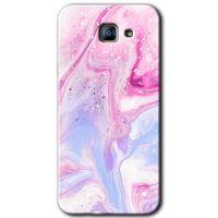 Galaxy A8 2016 Kılıf HD Desen Baskılı Arka Kapak - Kabarmış Leke + Kırılmaz Cam