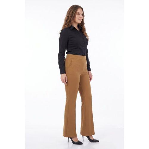 Kadın İspanyol Paça Kumaş Pantolon BGL-ST02696