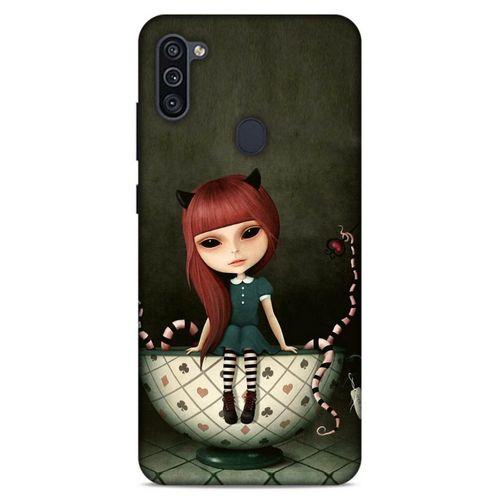 Lopard Samsung Galaxy M11 Uyumlu Kılıf Manipülasyon ☻ (41) Tank Kılıf Baskılı