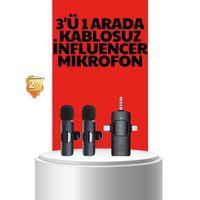 Kablosuz Mikrofon - Telefon Ve Bilgisayar Uyumlu
