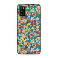 Samsung Galaxy A41 Uyumlu Kılıf Utopia (24) Darbe Emici Kılıf Mozaik