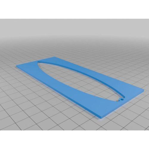 Grip Bant Şablonlu Kalın Parmak Sörf Tahtası 3D Baskı (Bu ürün Sadece Plastik parçadır - Almadan Önce Soru Sorabilirsiniz)