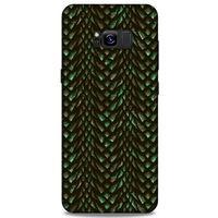 Samsung Galaxy S8 Plus Kılıf Dragons (3) Kapak Ejderha Cilt Yeşil