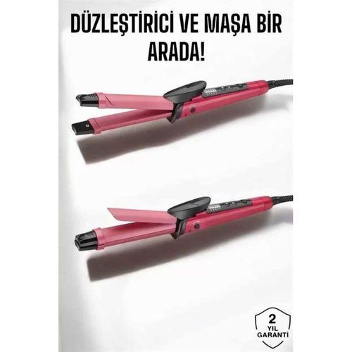 Saç Düzleştirici Ve Maşa İkili Saç Şekillendirici