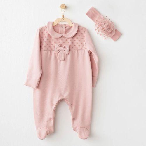 Andywawa Andywawa AC26242 Little Leopard Tulum Takım Pink