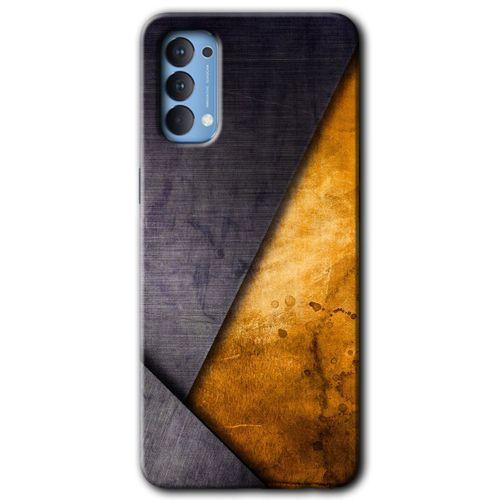 Oppo Reno 4 Kılıf HD Desen Baskılı Arka Kapak - Abstract 3