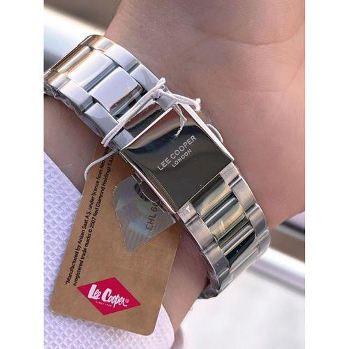 Lee Cooper Çelik Kordon Takvimli Kadran 5 Atm 2 Yıl Garantili Erkek Kol Saati ELC8189.330