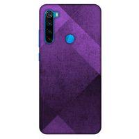 Xiaomi Redmi Note 8 Uyumlu Kılıf Mor Delisi (16) Kalın Kılıf Üçgen
