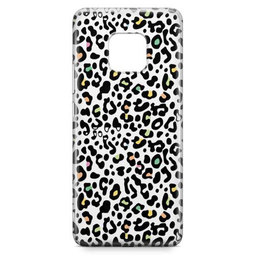 Huawei Mate 20 Pro Kılıf Colorful Leopar Arka Kapak Koruma Desenli Full Koruyucu