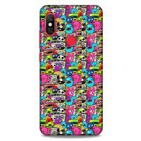 Graffitix (34) Desenli Silikon Kapak Xiaomi Redmi Note 6 Pro Kılıf