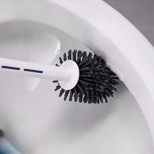 Deterjan Hazneli Silikon Tuvalet Fırçası