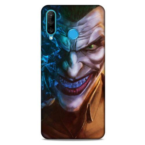 Huawei P30 Lite Uyumlu Kılıf Joker (27) Tasarımlı Kılıf Bebek mavisi