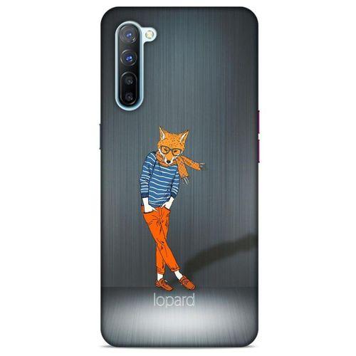 Oppo Reno 3 Kılıf FunnyMaX (48) Bumper Kılıf Turuncu Tilki