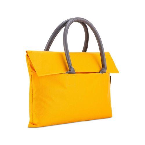 Classone BYN-EL008 WTXPro Su Geçirmez Kumaş 13-14 inch Bayan Laptop El Çantası- Tote Bag – Sarı