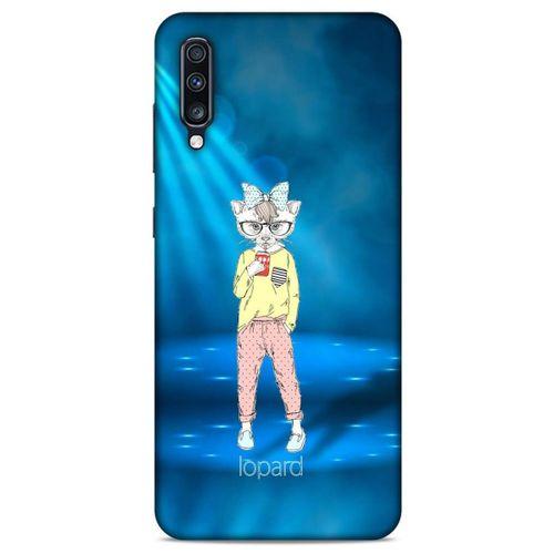Samsung Galaxy A70 Kılıf FunnyMaX (38) Neo Hybrid Kılıf Açık Mavi