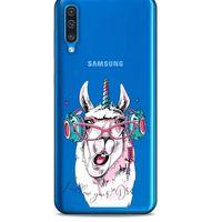 Zoologix (10) Samsung Galaxy A30s Şeffaf Kılıf Silikon Desenli