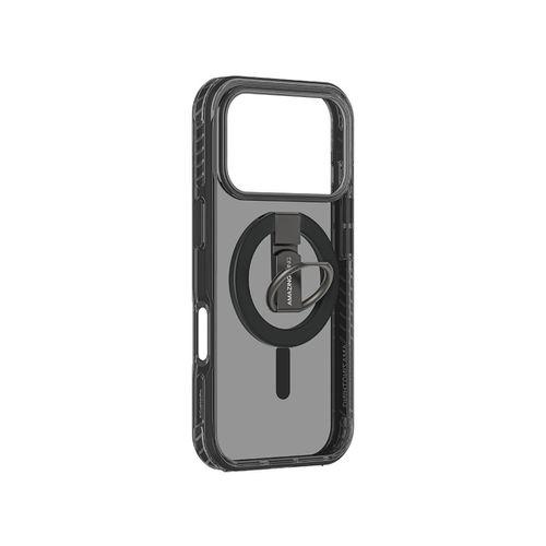 Apple iPhone 17 Pro Max Kılıf M-safe Şarj Özellikli Yüzük Standlı Amazingthing Titan Pro Serisi Kapak