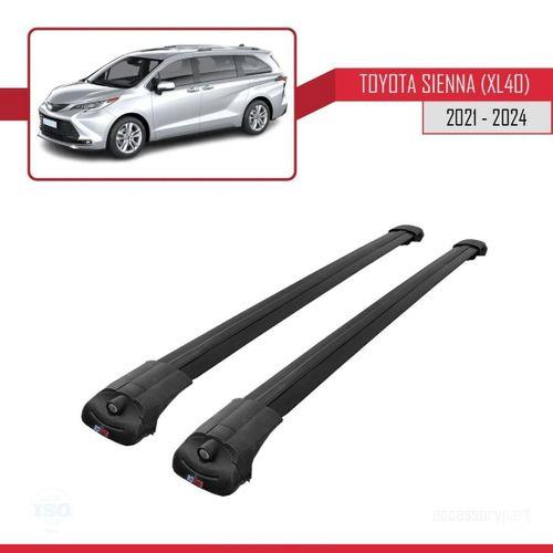 Toyota Sienna (XL40) 2021 ve Sonrası ile uyumlu ACE-1 Ara Atkı Tavan Barı SİYAH