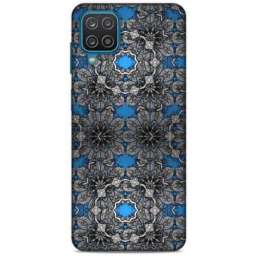Samsung Galaxy A12 Uyumlu Kılıf Mavi Delisi (35) Fit Design Kılıf Bölgesel