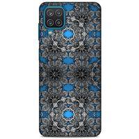 Samsung Galaxy A12 Uyumlu Kılıf Mavi Delisi (35) Fit Design Kılıf Bölgesel