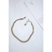 İtalyan Zincir Halhal - Gümüş