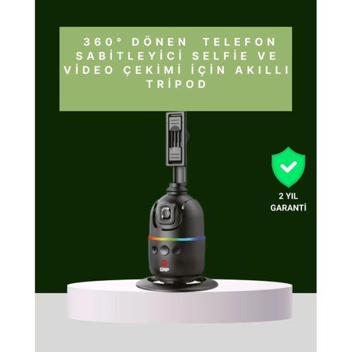 Yüz Takipli 360° Akıllı Gimbal Telefon Ve Aksiyon Kamera Uyumlu