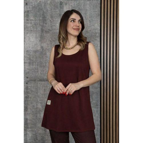 Kadın Askılı Yuvarlak Yaka Viskon Iki Iplik Bluz Ve Eşofman Altı Ikili Takım
