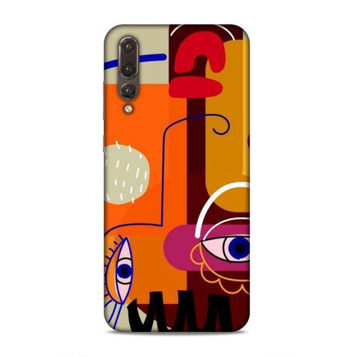 Huawei P20 Pro Uyumlu Kılıf Face'X 32 Soft Silikon Kılıf İllustrasyon