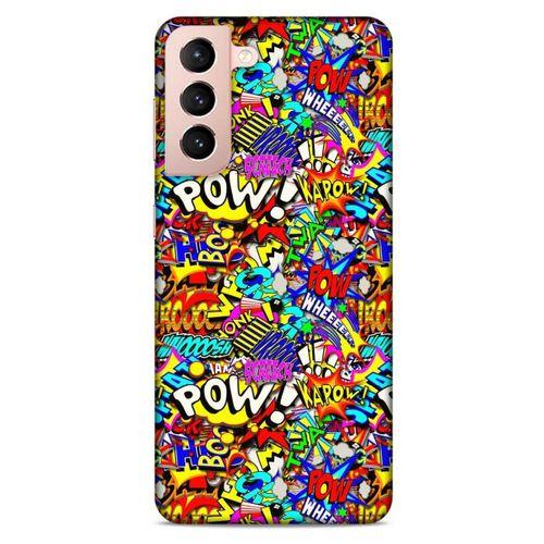 Lopard Samsung Galaxy S21 Uyumlu Kılıf Graffitix (33) Hybrid Kılıf