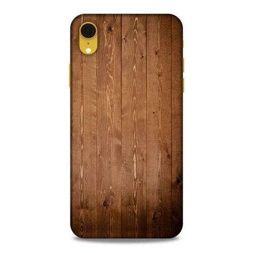 Lopard Apple iPhone XR Uyumlu Kılıf Wood'X (7) Telefon Kılıfı Baskılı