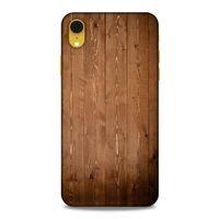 Lopard Apple iPhone XR Uyumlu Kılıf Wood'X (7) Telefon Kılıfı Baskılı