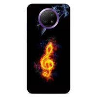Lopard Xiaomi Redmi Note 9 5g Uyumlu Kılıf FireX (13) Silikon Kap Sembol G Clef