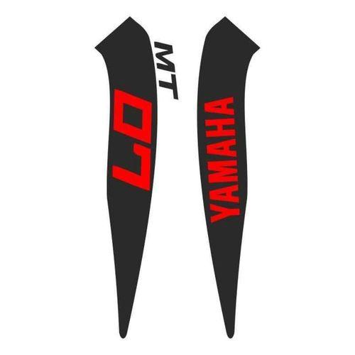YAMAHA Yamaha Mt07 2014 - 2017 Uyumlu Kırmızı Depo Sticker Set