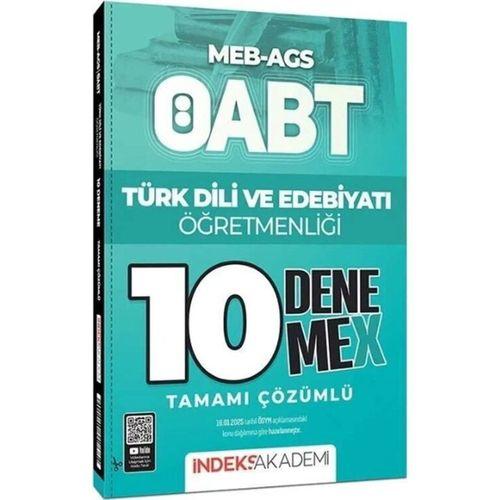 MEB AGS ÖABT Türk Dili ve Edebiyatı Öğretmenliği 10 DenemeX İndeks Akademi