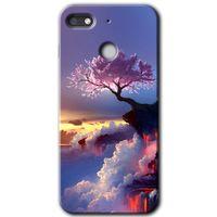 Potkal Hediye Fabrikası General Mobile GM 8 Go HD Baskılı Kılıf + 9D Tam Ekran Koruyucu - Wash Red Wall
