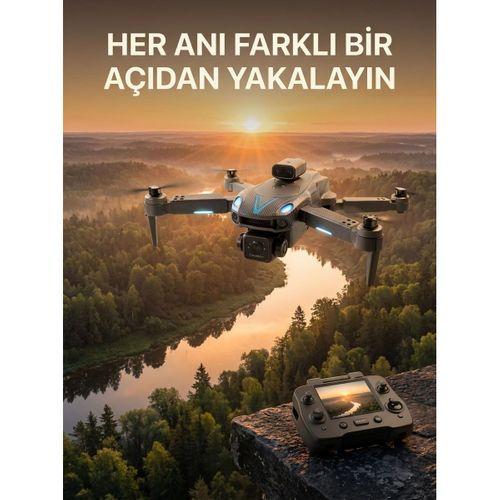 Ekranlı Kumandalı Çift Kameralı Drone İle Havadan Çekim
