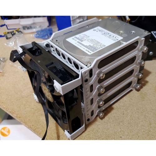 İstiflenebilir sabit disk tutucu, 120mm fan montajlı uzun sürüm - 5139656