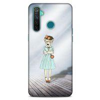 Oppo Realme 5 Pro Kılıf FunnyMaX (24) Darbe Emici Kılıf Açık Mavi