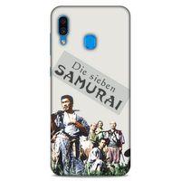 Lopard Samsung Galaxy A30 Uyumlu Kılıf IMDB Film (30) Silicone Case Yedi Samuray