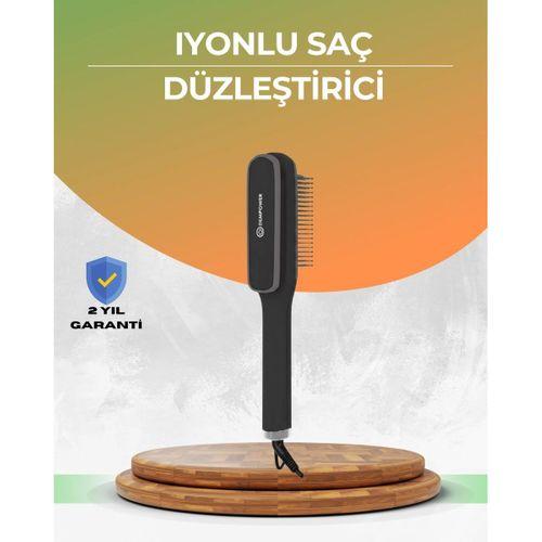 Otomatik Kapanmalı Saç Düzleştirici Tarak Elektriklenme Önleyici