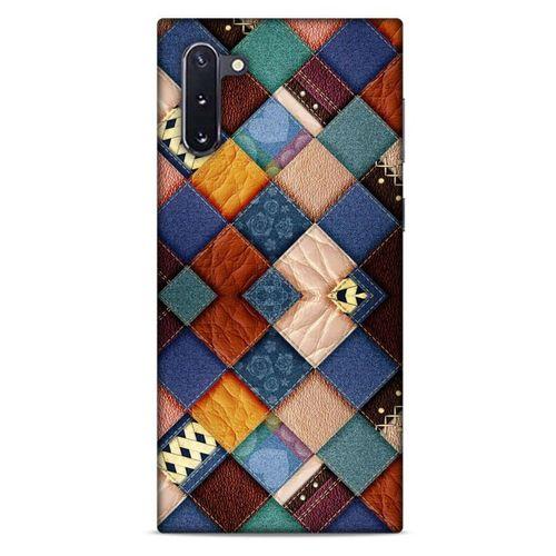 Samsung Galaxy Note 10 Kılıf Patchwork (31) TPU Kılıf Karışık Renkli