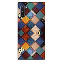 Samsung Galaxy Note 10 Kılıf Patchwork (31) TPU Kılıf Karışık Renkli