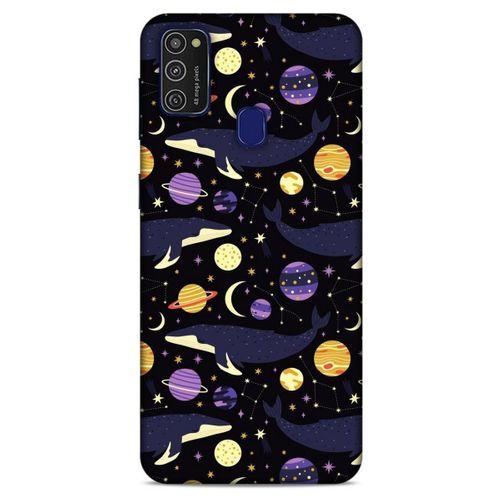 Spacex (24) Tema Darbe Emici Kılıf Samsung Galaxy M21 Kılıf