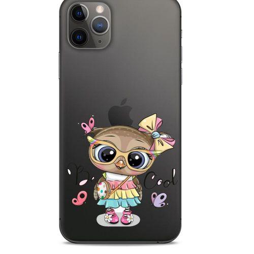 Zoologix (81) Apple iPhone 12 Pro Max Şeffaf Kılıf Silikon Desenli