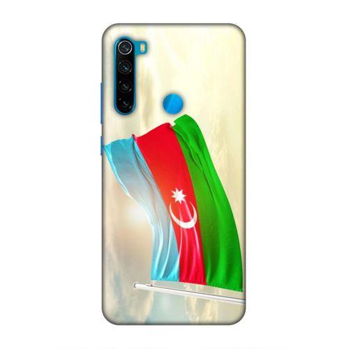 Xiaomi Redmi Note 8 Uyumlu Kılıf Azarbaijan (7) Telefon Kılıfı Gökyüzü Bayrak