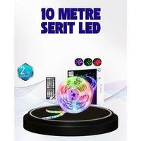 Bluetooth Kontrollü Smart Şerit Led 10m Sese Duyarlı Rgb Aydınlatma