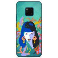 Lopard Huawei Mate 20 Pro Uyumlu Kılıf Sürreal Yüzler ♀ (12) Koruyucu Silikon Desenli