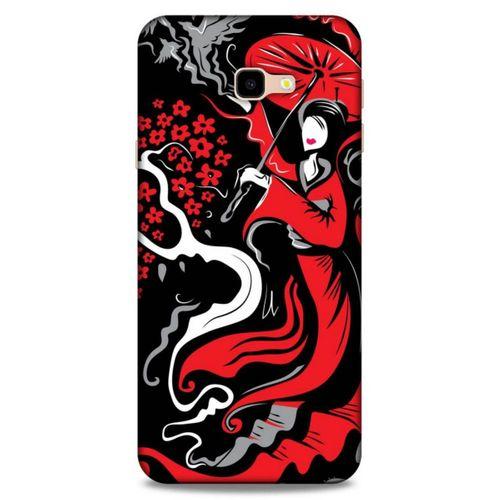 Lopard Samsung Galaxy J4 Plus Uyumlu Kılıf Soyut Sanat (11) Baskılı Tam Koruma